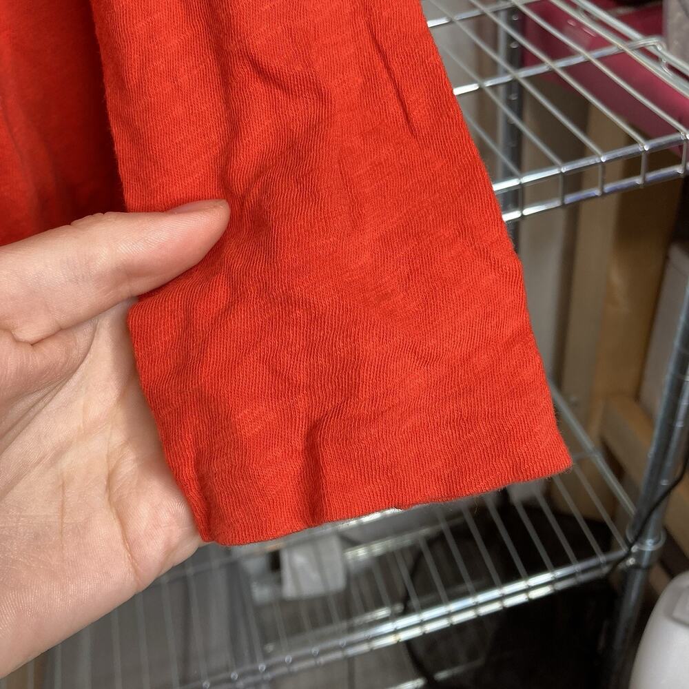 Vintage‎ Ralph Lauren Sport Y2K Women's Red Long Sleeve Top Size M Preppy Fitted - Picture 8 of 10